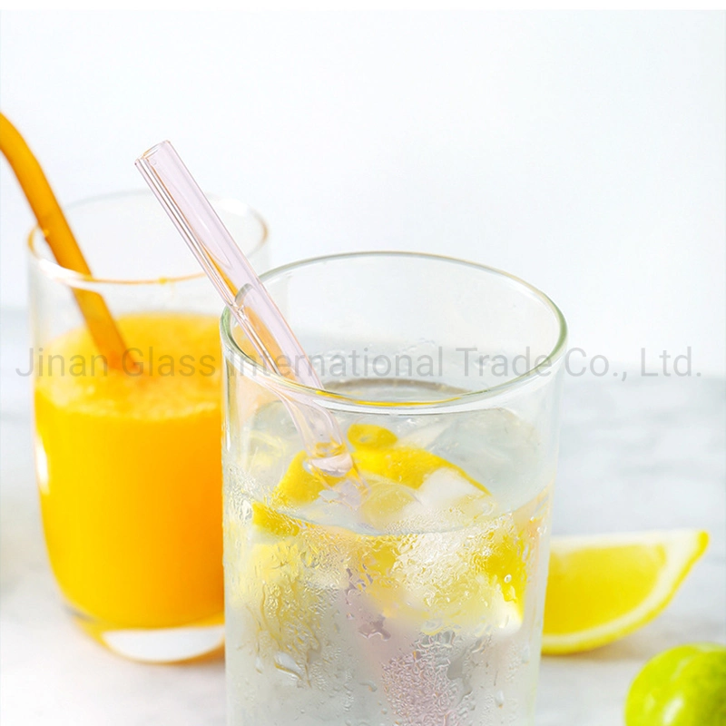 Transparent Glass Straw Color Heat Resistant High Temperature Straw