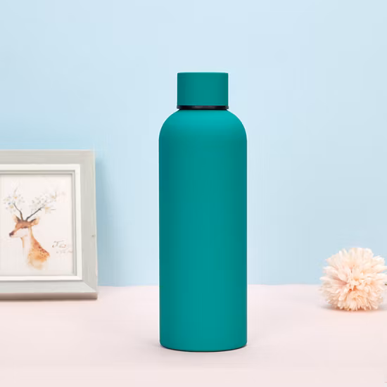 Boccetta sottovuoto isolata in acciaio inossidabile portatile da viaggio di alta qualità da 500 ml